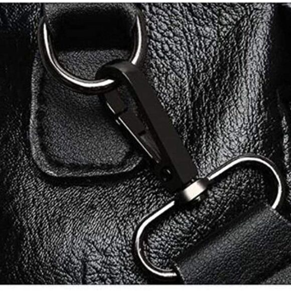 Tammy Women Backpack PU- BLACK B0298 main image 7